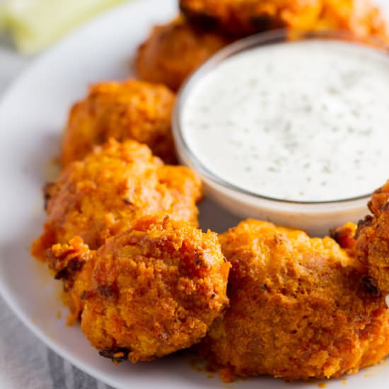 Perfect Buffalo Cauliflower Wings - Recipe photo by kettleandkale