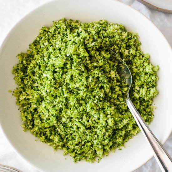 Easy Broccoli Rice - Recipe photo by Downshiftology