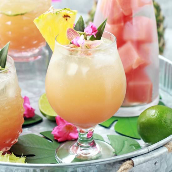 Island Time Cocktail - Recipe photo by peanutbutterandfitness