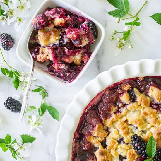 Blackberry Crisp - Recipe photo by House of Elyn Ryn