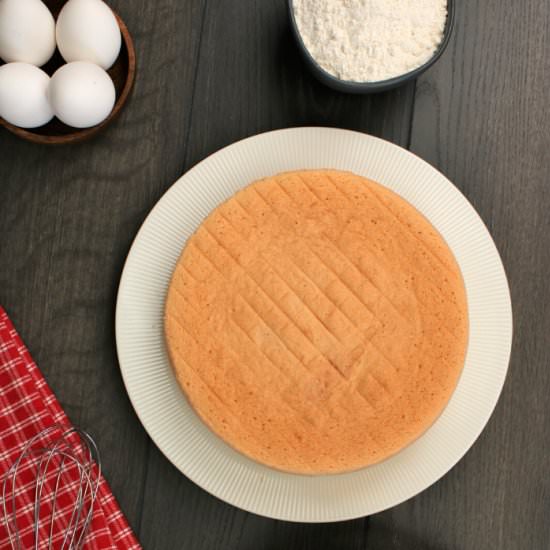 Soft Sponge Cake - Recipe photo by Fuzz and Buzz