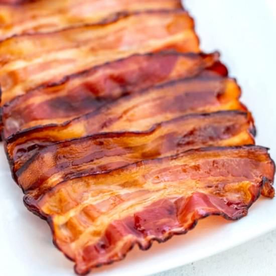 Bacon in the Oven - Recipe photo by peasandpeonies