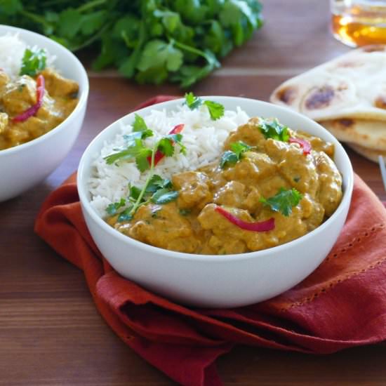 Instant Pot Chicken Korma - Recipe photo by PaintTheKitchenRed