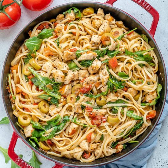 ONE-POT CHICKEN SPAGHETTI - Recipe photo by healthyfitnessmeals
