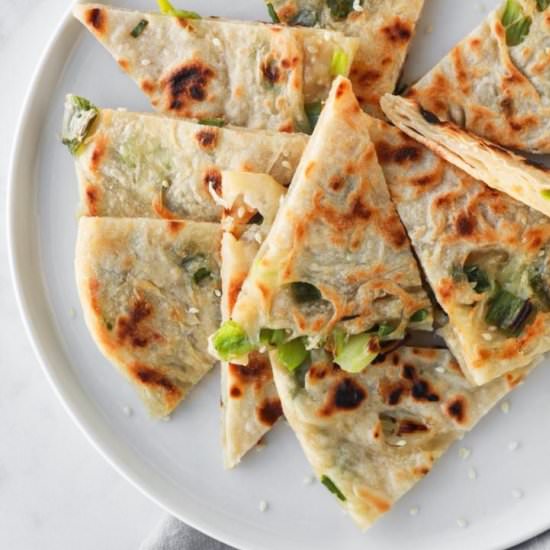 CHINESE SCALLION SESAME PANCAKES - Recipe photo by healthyfitnessmeals