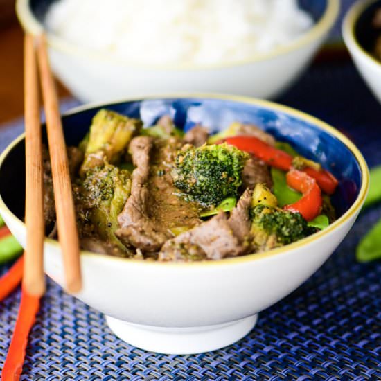 Beef & Vegetable Stir Fry - Recipe photo by dudethatcookz