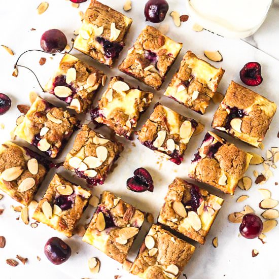 Cherry Cheesecake Blondies - Recipe photo by Hummingbirdthyme