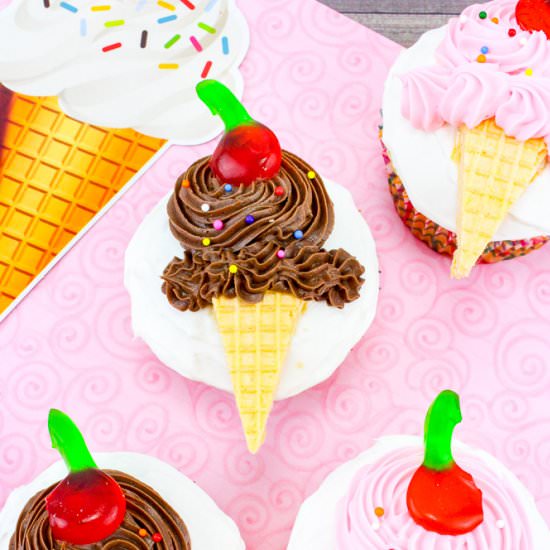 Ice Cream Cone Cupcakes - Recipe photo by BakingBeauty