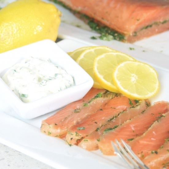 Salmon Gravlax - Recipe photo by chezlerevefrancais