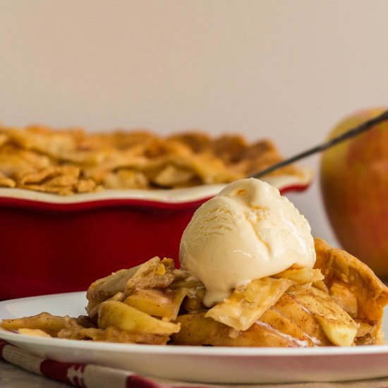 All American Apple Pie - Recipe photo by thecaglediaries