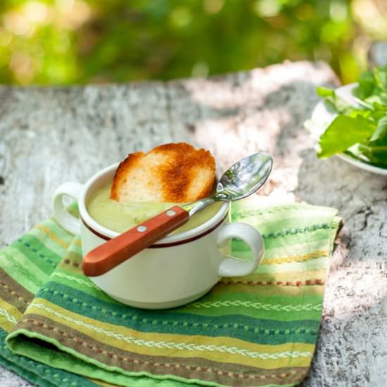 Broccoli puree soup - Recipe photo by lesyasha