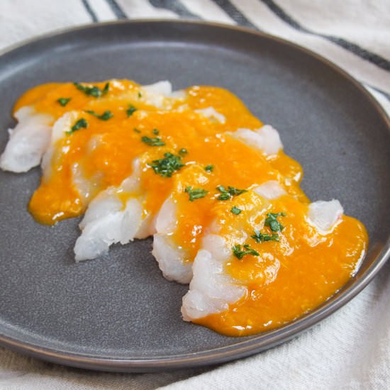 Tiradito (Peruvian sashimi) - Recipe photo by carolinescooking