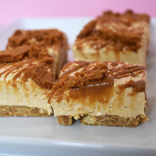 No Bake Biscoff Cheesecake - Recipe photo by lightscamerabake