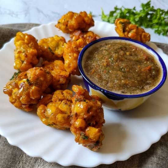 Easy Corn fritters-vegan & GF - Recipe photo by greenbowl2soul