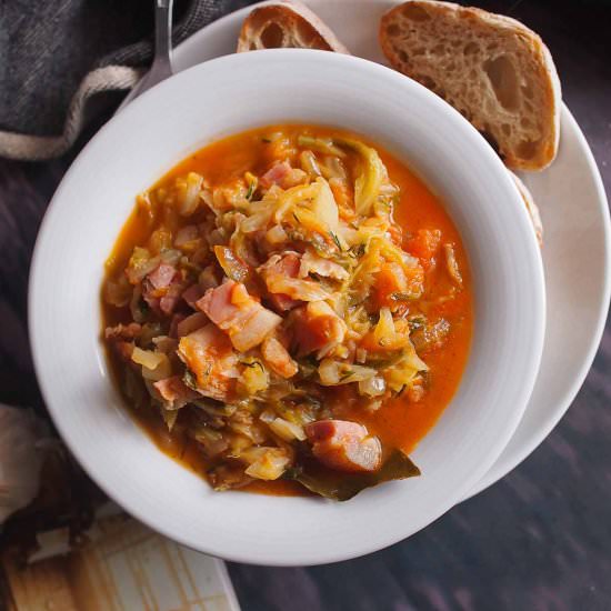 Young cabbage stew - Recipe photo by Dzi
