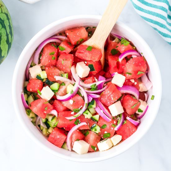 Watermelon Salad - Recipe photo by Azestybite