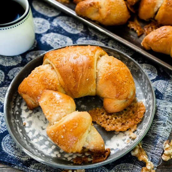 Kifli Walnut Roll Recipe - Recipe photo by HostessAtHeart