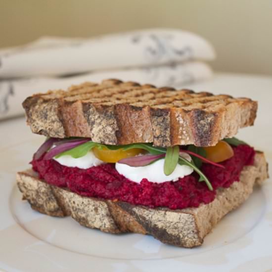 Beetroot Spread & Dip - Recipe photo by a zest for life