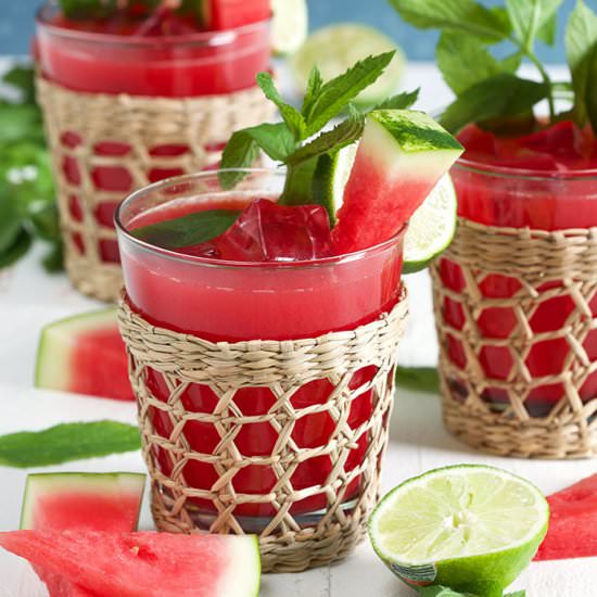 Watermelon Agua Fresca - Recipe photo by TheSuburbanSoapbox