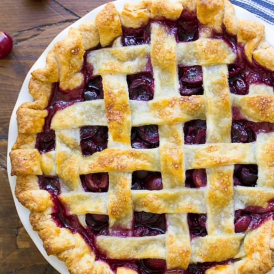 Homemade Cherry Pie - Recipe photo by kristines kitchen
