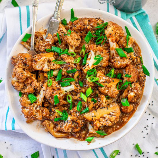 Sweet And Sour Sticky Cauliflower - Recipe photo by KlaraW