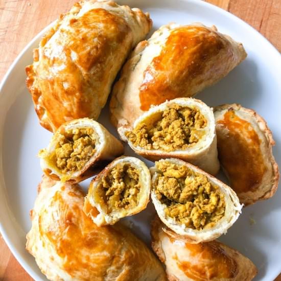 Baked Turkey Curry Empanadas - Recipe photo by amysdeliciousmess