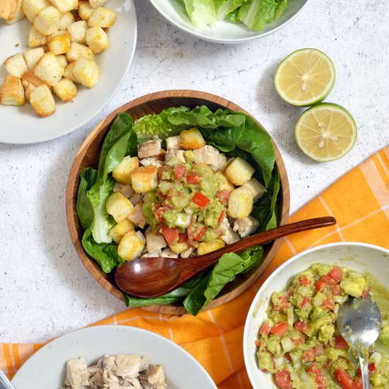Chicken Guacamole Salad - Recipe photo by Jaja Bakes