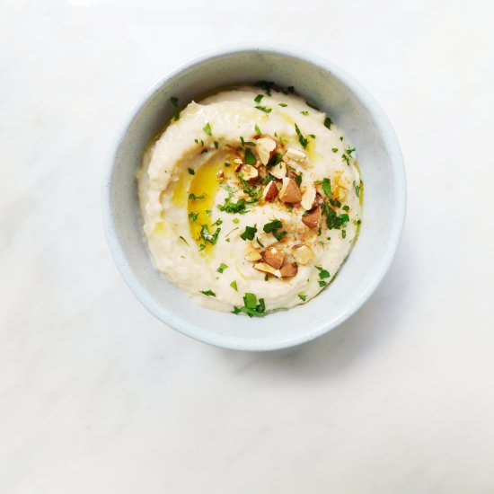 Simple Butter Bean Hummus - Recipe photo by a new green leaf