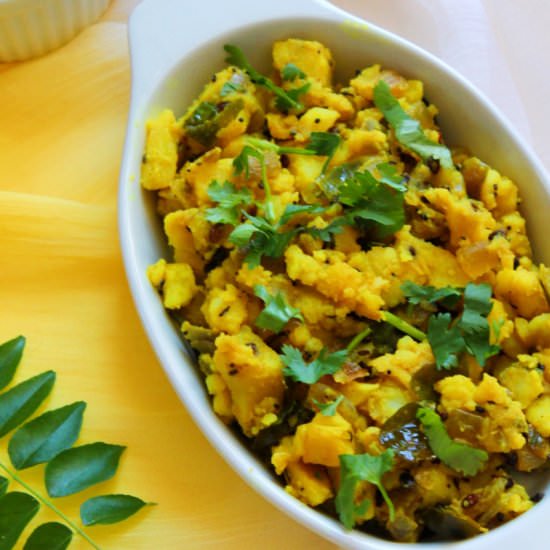 POTATO STUFFING / ALOO MASALA - Recipe photo by livingsmartandhealthy