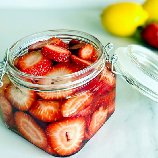 Strawberry Vodka - Recipe photo by AubreysKitchen