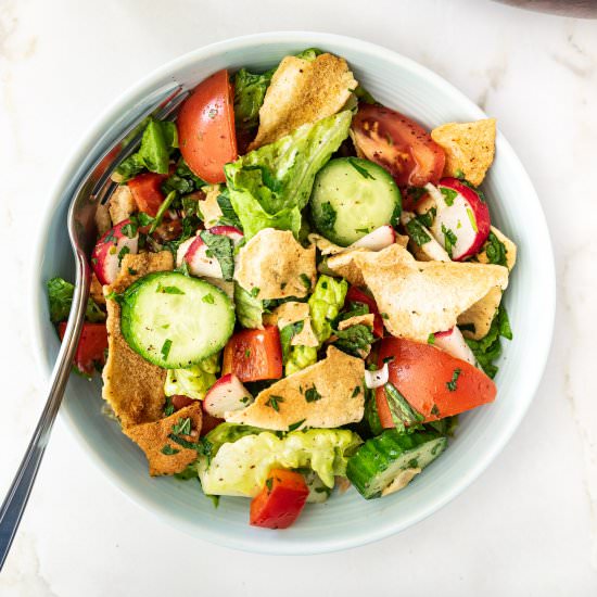 Fattoush Salad - Recipe photo by sweetandsavourypursuits