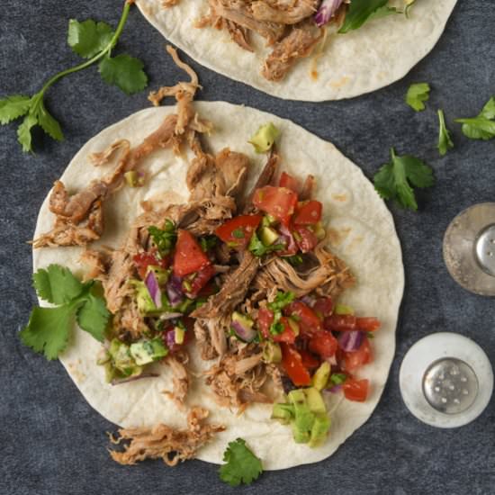 Flour tortillas with chicken - Recipe photo by Exquisit