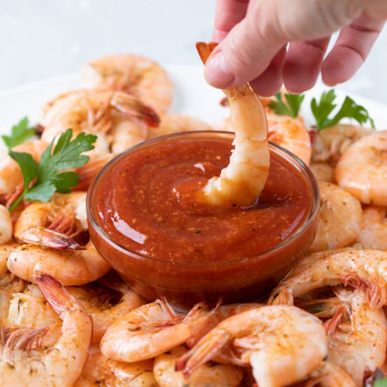 homemade cocktail sauce - Recipe photo by The Blond Cook