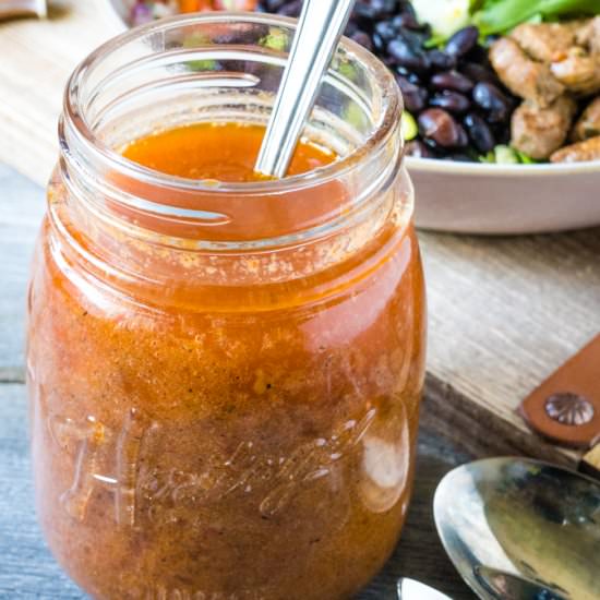 Honey Chipotle Dressing - Recipe photo by TheDeliciousSpoon