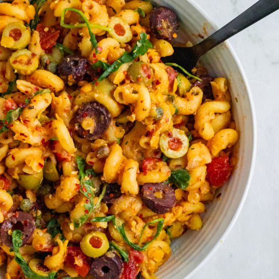 Vegan Puttanesca Pasta - Recipe photo by Zardyplants
