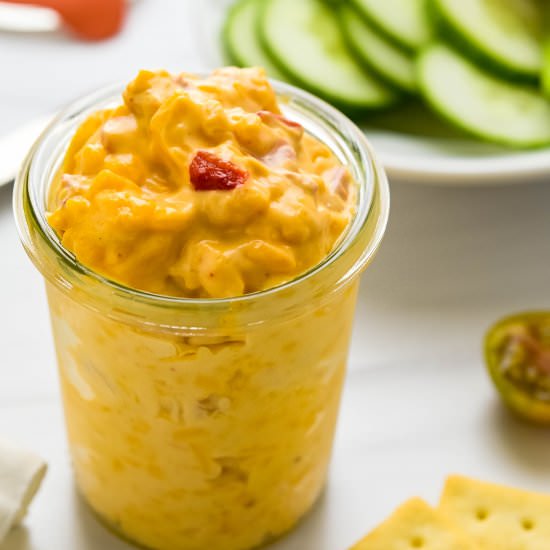 Southern Pimento Cheese - Recipe photo by garlic and zest