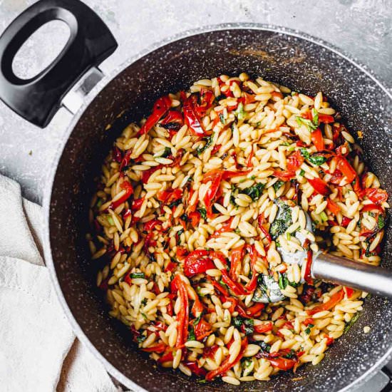 Vegan Orzo Recipe - Recipe photo by myveganminimalist