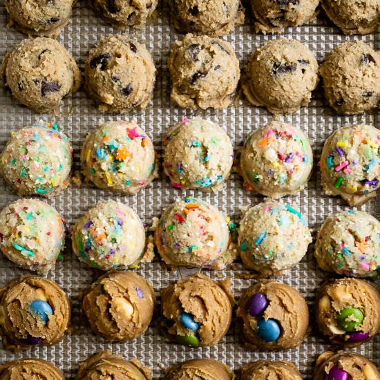 Gluten-Free Edible Cookie Dough - Recipe photo by snixykitchen