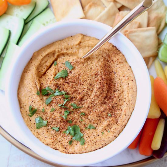 Spicy Sriracha Hummus - Recipe photo by Whitney Bond