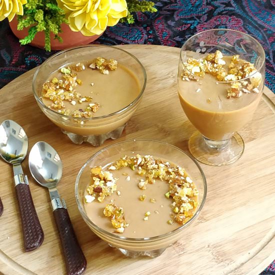 Caramel Panna Cotta - Recipe photo by Jayanthy Asokan