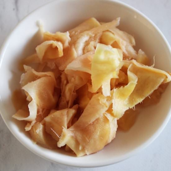Easy Pickled Ginger (Gari) - Recipe photo by itsnotcomplicatedrecipes