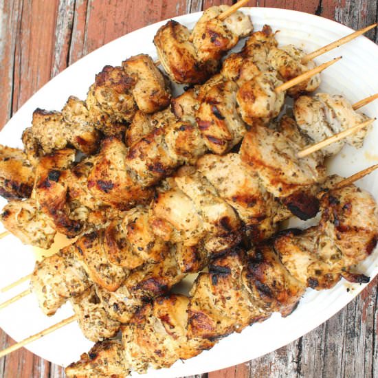 Grilled Chicken Kabobs - Recipe photo by MediterraneanLatinLoveAffair