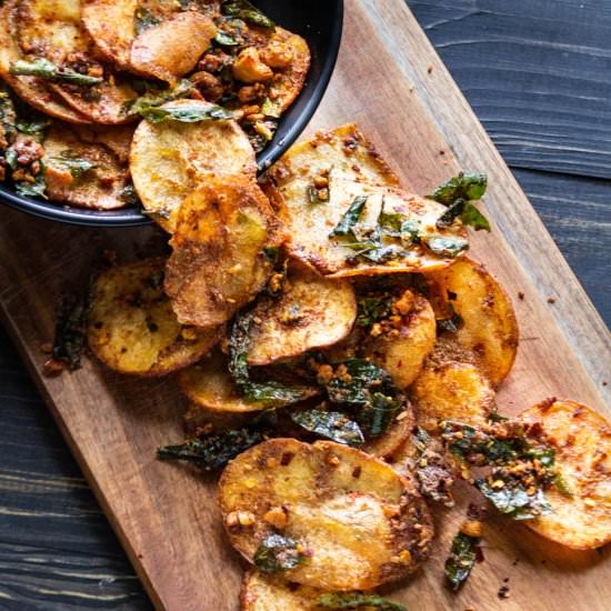 Salted Egg Chips - Recipe photo by WokandKin