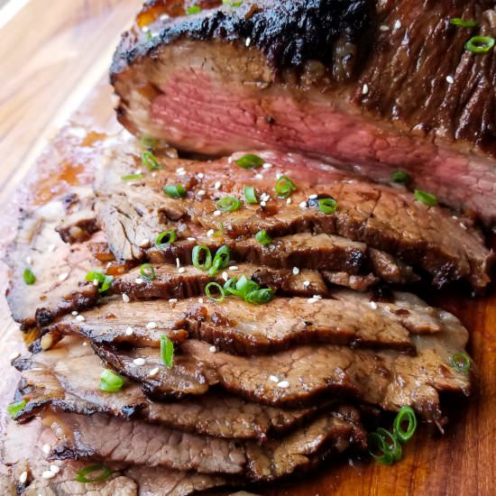 teriyaki marinated tri tip roast - Recipe photo by amandacooksandstyles