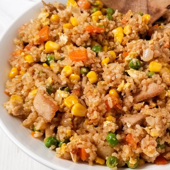 chicken fried rice - Recipe photo by amandacooksandstyles