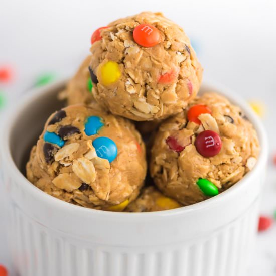 Monster Cookie Energy Balls - Recipe photo by buildyourbite