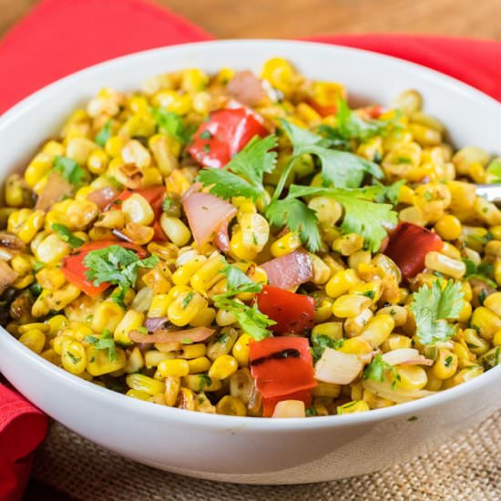 Southwest Corn Salad - Recipe photo by BBQing With The Nolands