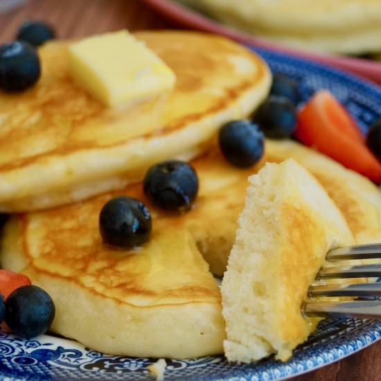 fluffy American pancakes - Recipe photo by whatjessicabakednext