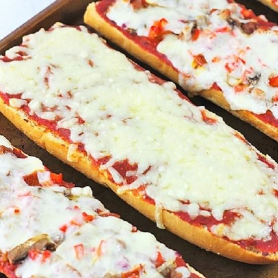 homemade french bread pizza - Recipe photo by nowcookthis