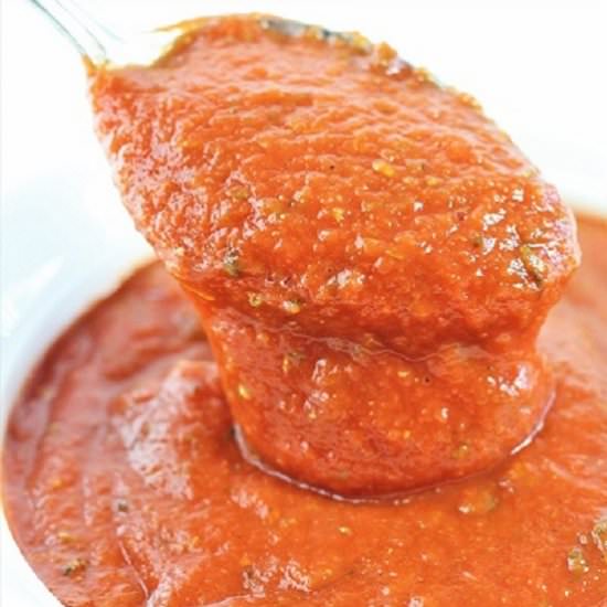 no-cook homemade pizza sauce - Recipe photo by nowcookthis